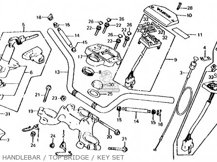 Honda CX500C CUSTOM 1981 (B) USA parts lists and schematics