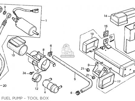 Honda CX500T TURBO 1982 (C) AUSTRALIA parts lists and schematics