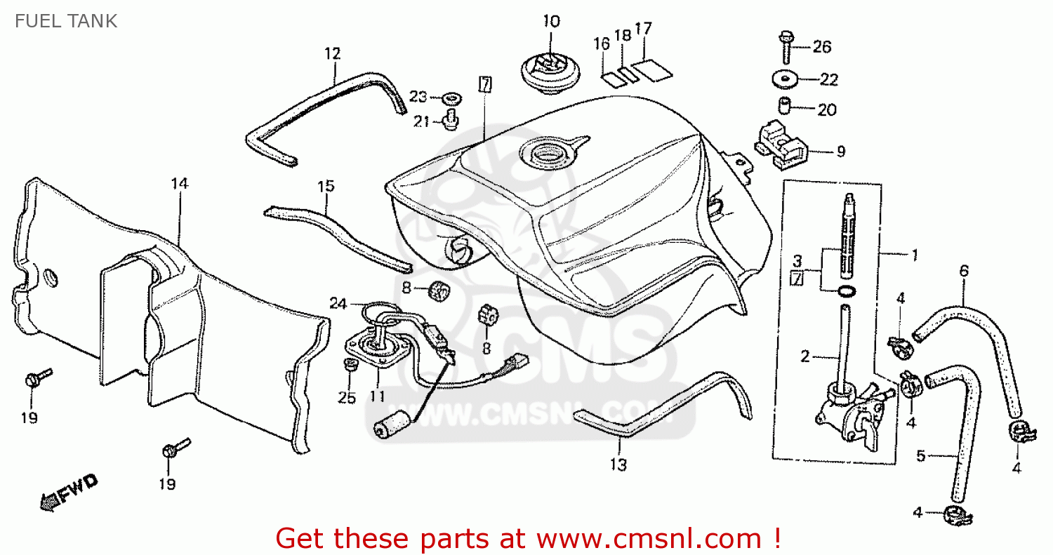 Honda Cx500t Turbo 1982 C England Fuel Tank Buy Fuel Tank Spares Online