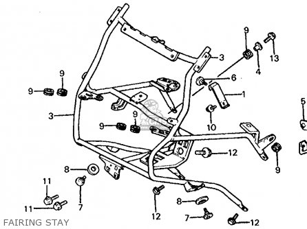 Honda CX650T TURBO 1983 (D) USA parts lists and schematics