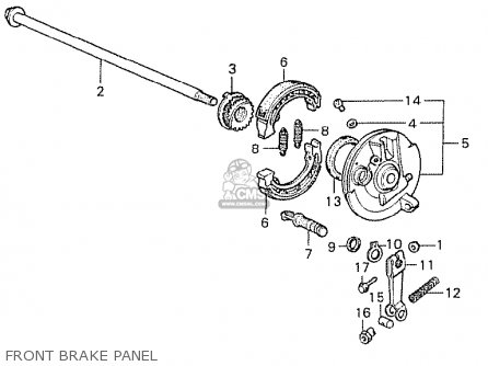 Honda CY50 K2 BELGIUM parts lists and schematics