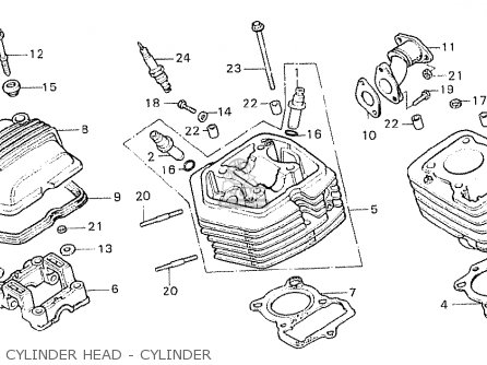 CYLINDER HEAD - CYLINDER - CY50 K2 GERMANY
