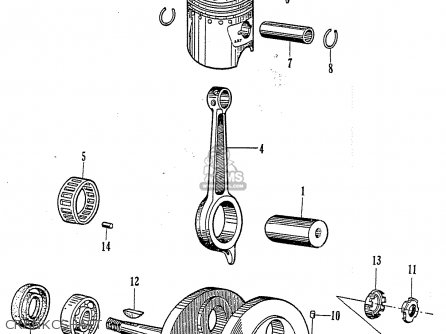 Honda CZ100 parts lists and schematics