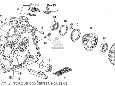 AT      TORQUE CONVERTER HOUSING - DEL SOL 1993 (P) 2DR SI (KA,KL)