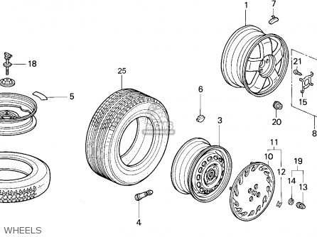 Honda DEL SOL 1995 (S) 2DR S (KA) parts lists and schematics