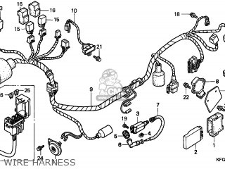 Honda FES250 FORESIGHT 1998 (W) GERMANY KPH parts lists and schematics