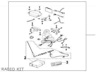 RADIO KIT - FJS600D SILVER WING 2004 (4) FRANCE