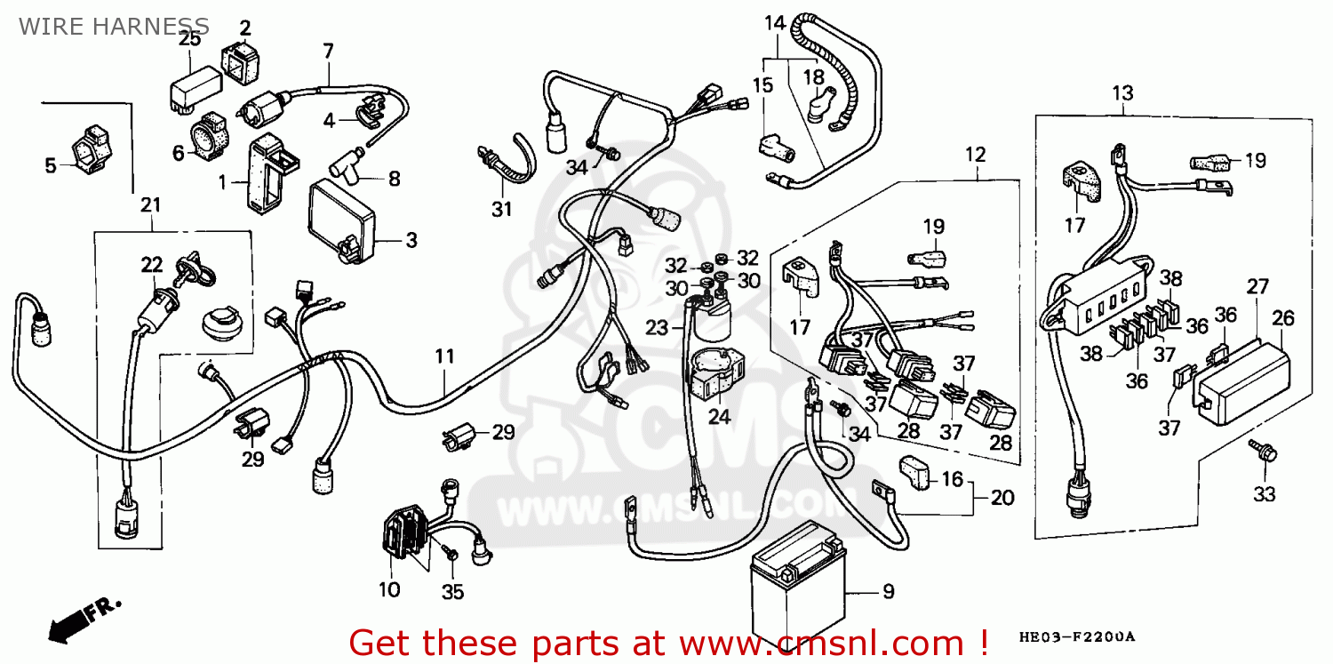 Honda Fl400r Pilot Wiring Diagram