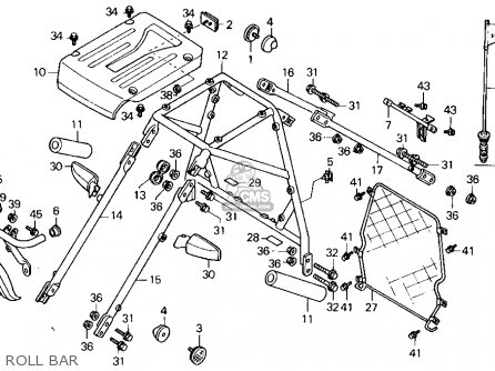 Honda FL400R PILOT 1989 (K) USA parts lists and schematics