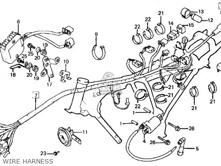 Honda FT500 ASCOT 1982 (C) USA parts lists and schematics honda ft500 wiring diagram 