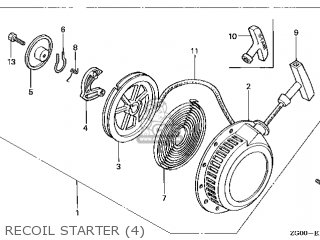 RECOIL STARTER (4) - G100K1\LJ1\14ZG02E1