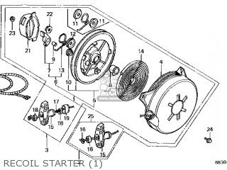 RECOIL STARTER (1) - G200\SZ\148830E5