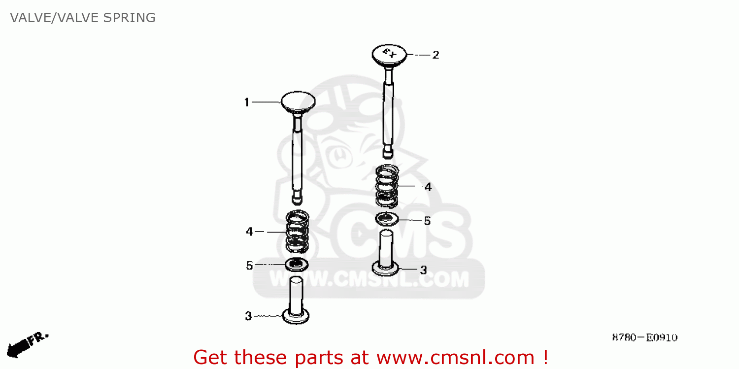 Honda G35\L3\1087801 VALVE/VALVE SPRING buy VALVE/VALVE SPRING spares