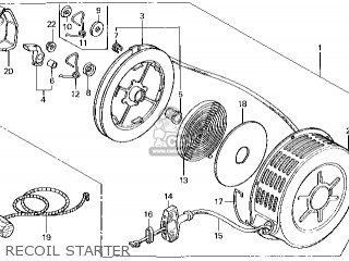 RECOIL STARTER - G400K1\QC4P\1089001