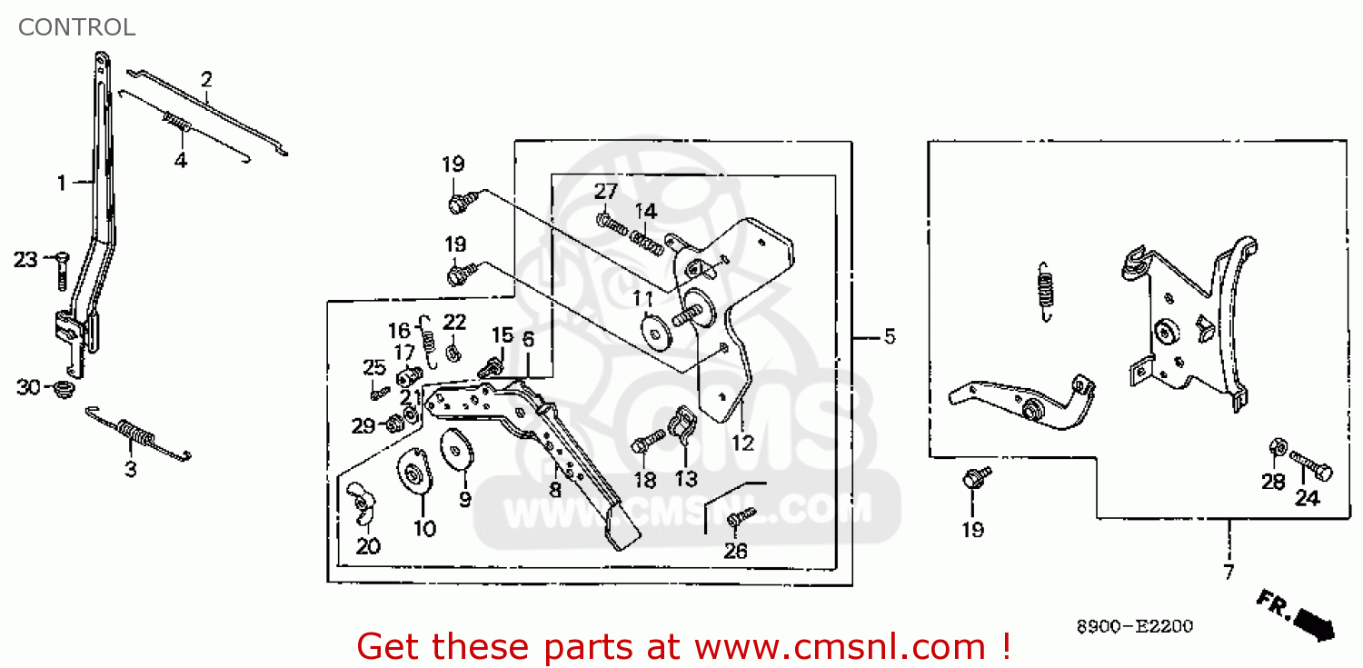 Honda G400K1\Q\1089001 CONTROL - buy CONTROL spares online