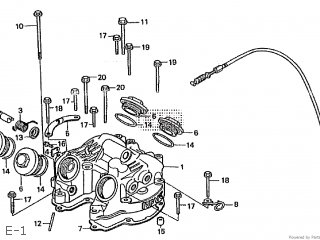 Honda GB500 1985 (F) JAPAN PC16-100 parts lists and schematics