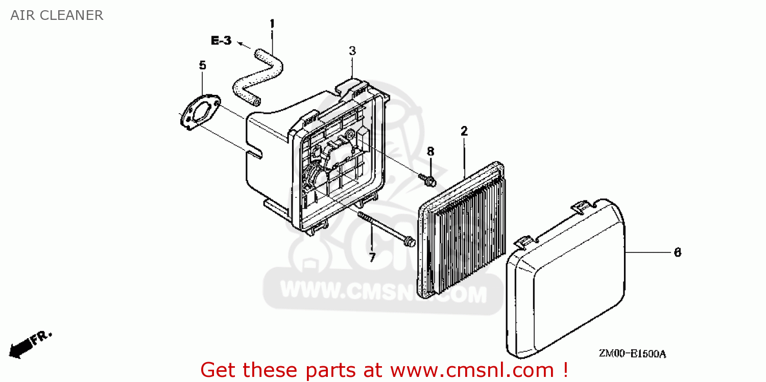 Honda GCV160\A1J\14ZM01E4 AIR CLEANER buy AIR CLEANER spares online
