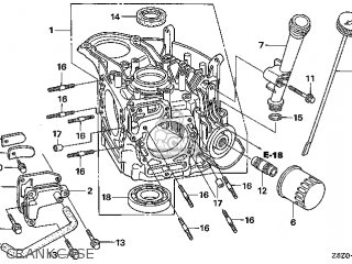 Honda GCV520U\WEE1\14Z5Z601 parts lists and schematics