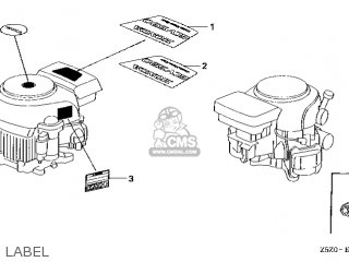 Honda GCV520U\WEE1\14Z5Z601 parts lists and schematics Honda GCV520U\WEE1\14Z5Z601 parts lists and schematics