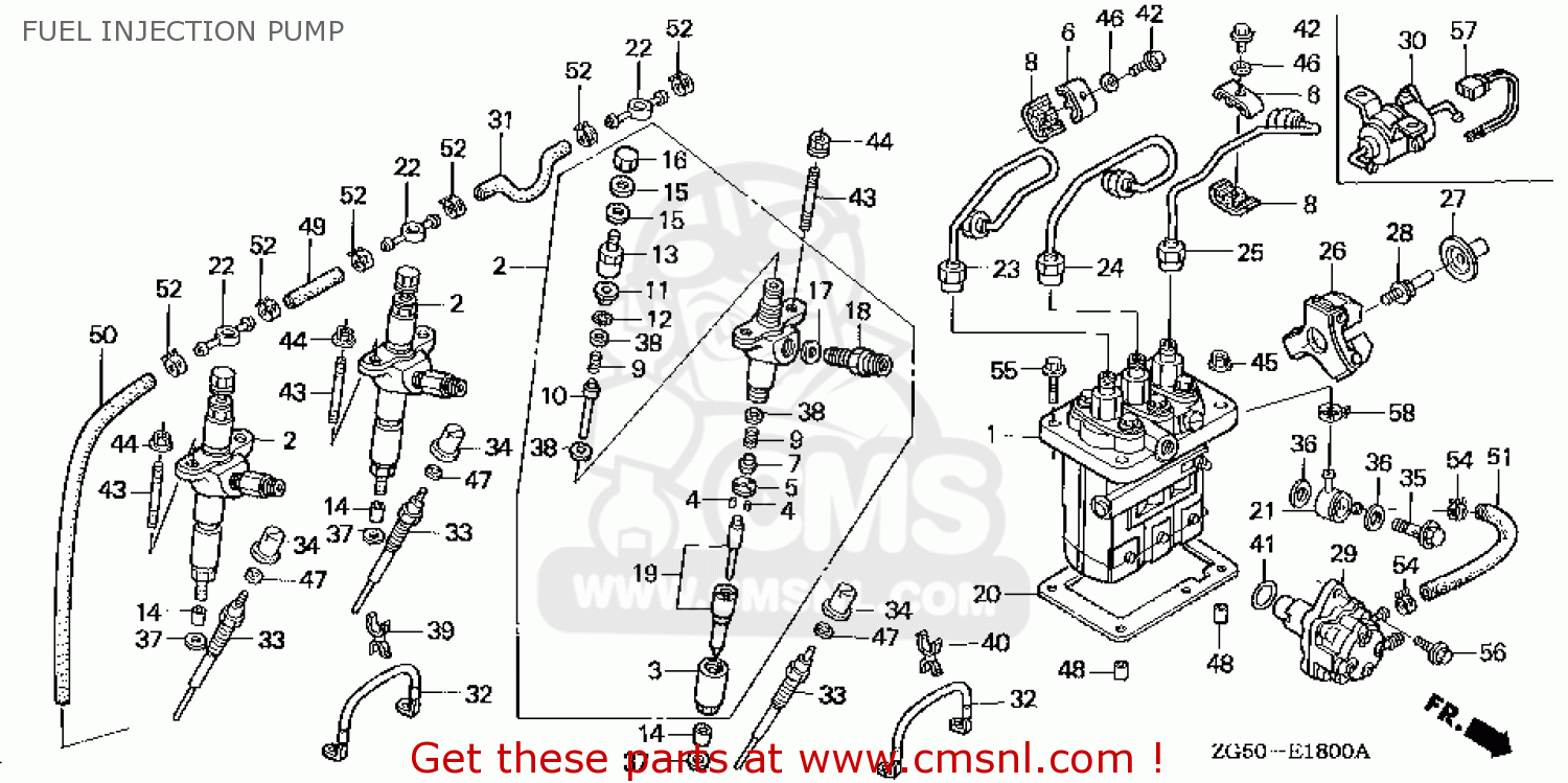 Honda GD1100\S1\10ZG501 FUEL INJECTION PUMP - buy FUEL INJECTION PUMP ...