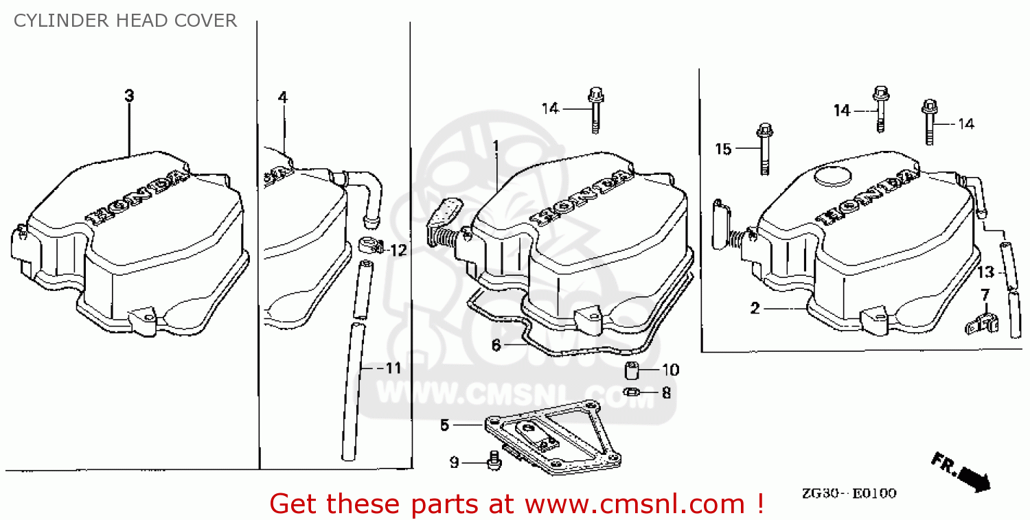 Honda GD411\VBE\14ZG30E2 CYLINDER HEAD COVER buy CYLINDER HEAD COVER