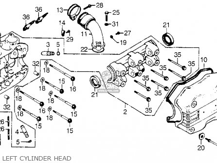 Honda GL1000 GOLDWING LTD 1976 USA parts lists and schematics