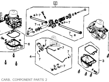 Honda GL1100 GOLDWING 1980 (A) USA parts lists and schematics