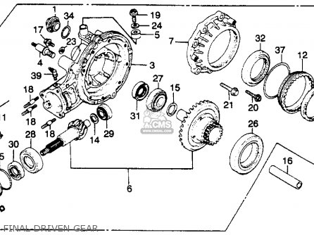 Honda GL1100 GOLDWING 1980 (A) USA parts lists and schematics