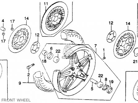 Honda GL1100 GOLDWING 1980 (A) USA parts lists and schematics