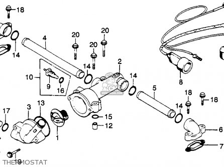 Thermostat & O Ring For Honda GL1100 GL1100I Goldwing Interstate 1980 1981 82 83 - Foto 5