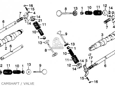 Honda GL1100 GOLDWING 1981 (B) USA Parts Lists And Schematics