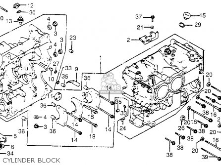 Honda GL1100 GOLDWING 1983 (D) USA parts lists and schematics