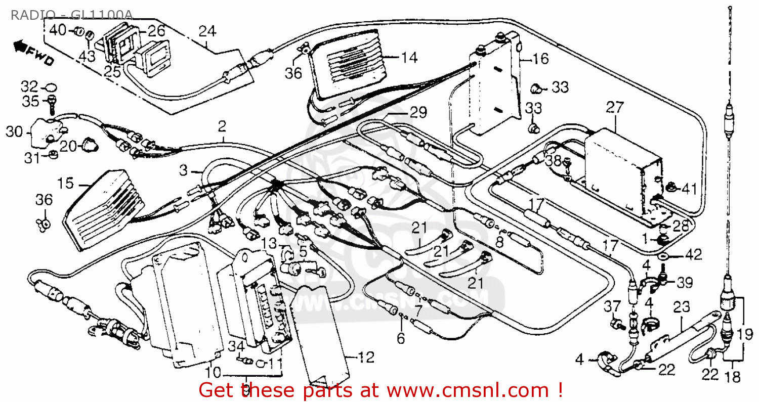 [DIAGRAM] New Honda Gold Wing Gl1100 Wiring Diagram Electrical ...