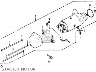 Honda GL1100 GOLDWING 1983 (D) USA parts lists and schematics