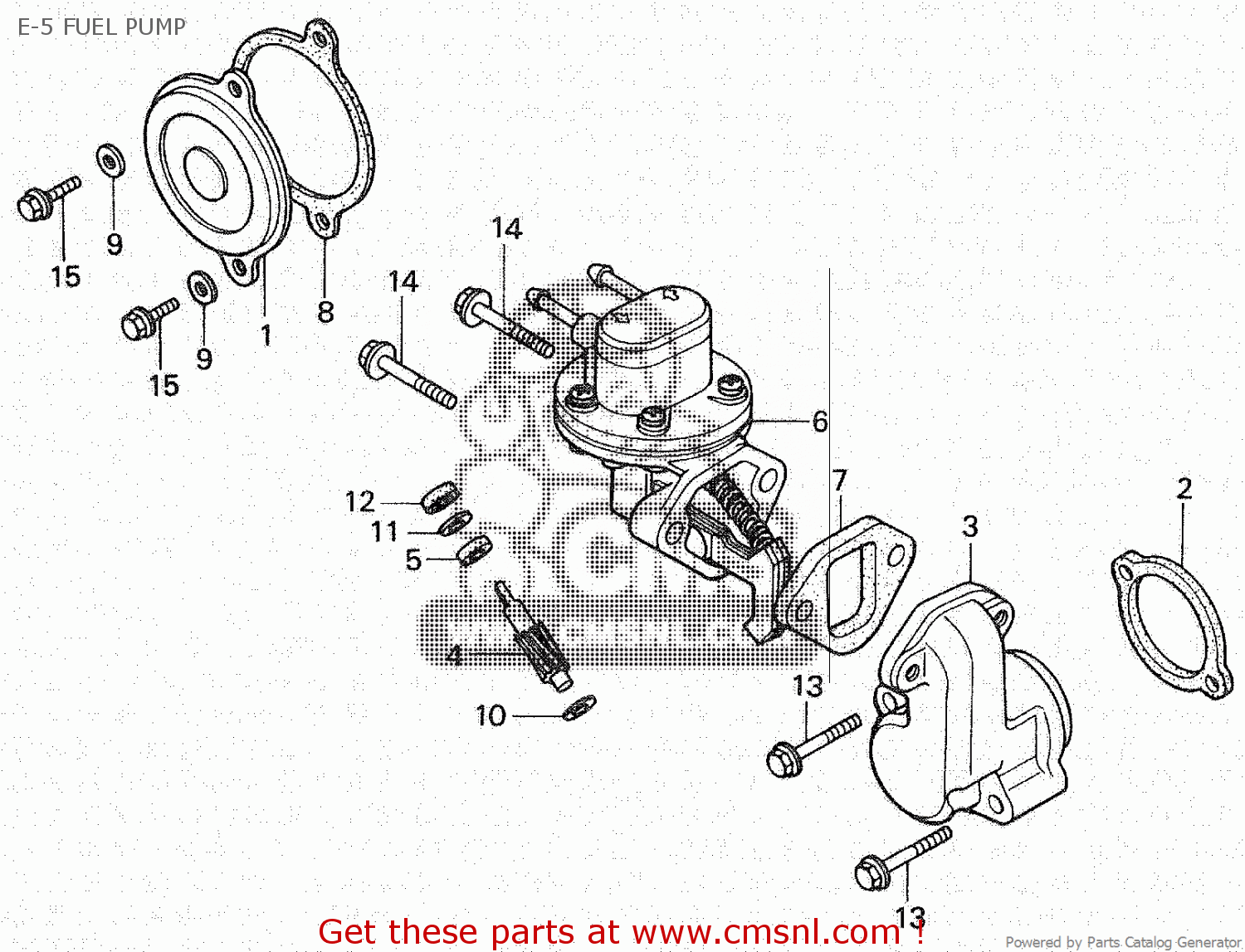 Honda GL1100A 1982 (C) E5 FUEL PUMP buy E5 FUEL PUMP spares online