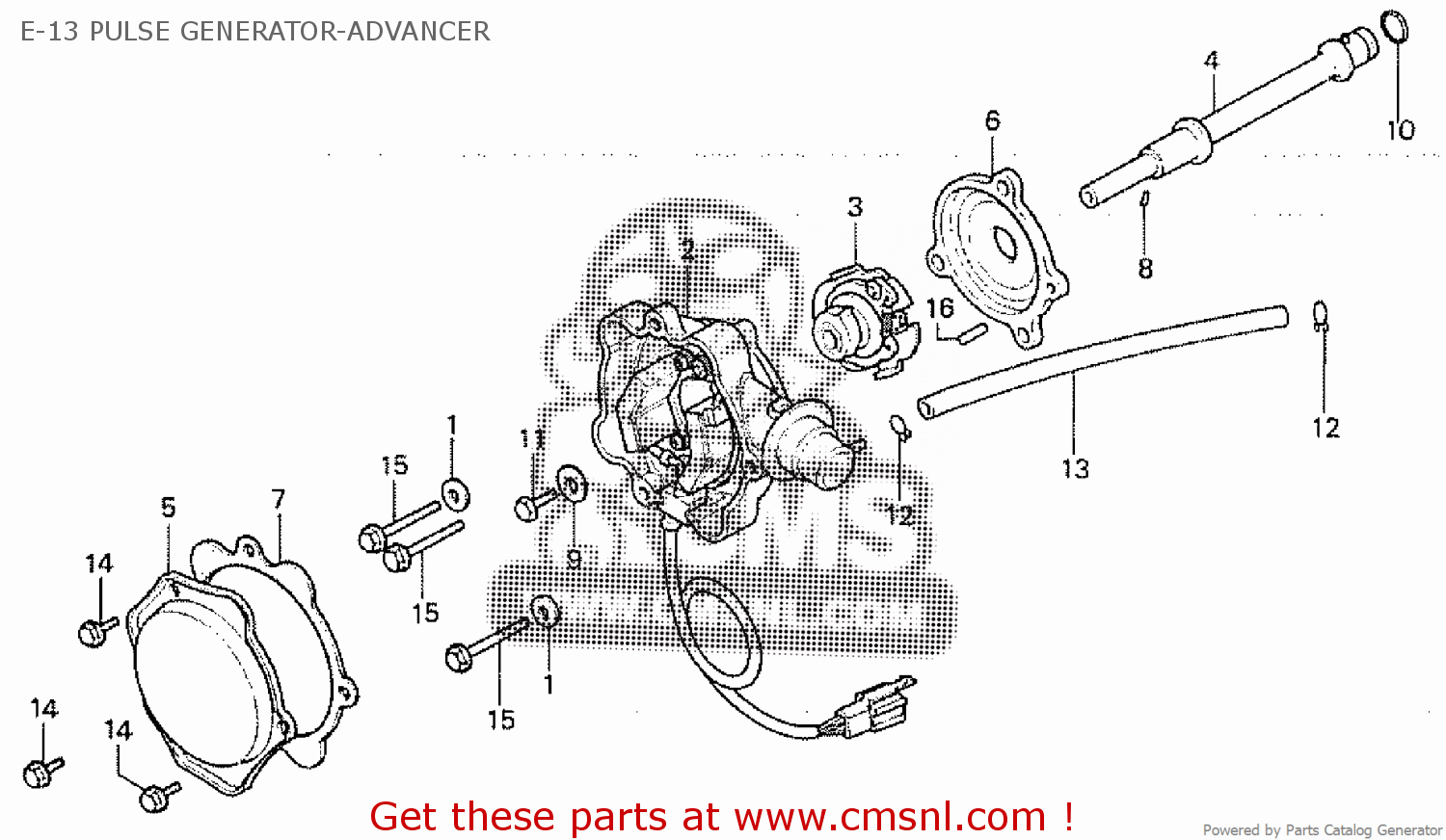 Honda GL1100I 1981 (B) CANADA E13 PULSE GENERATORADVANCER buy E13