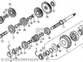 Honda GL1200 GOLDWING 1984 (E) parts lists and schematics