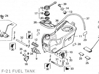 Honda GL1200A GOLDWING ASPENCADE 1986 (G) parts lists and schematics