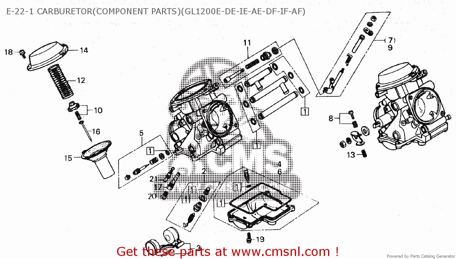 Goldwing Gl1200 Parts List