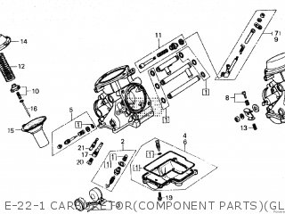 Honda GL1200D GOLDWING 1984 (E) parts lists and schematics