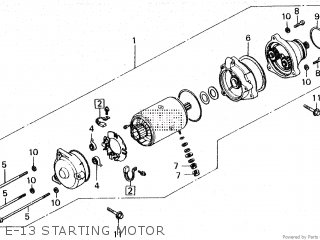 Honda GL1200D GOLDWING 1986 (G) parts lists and schematics