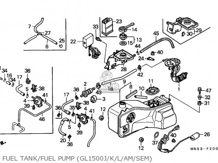 Diagram Electric Fuel Pump Goldwing