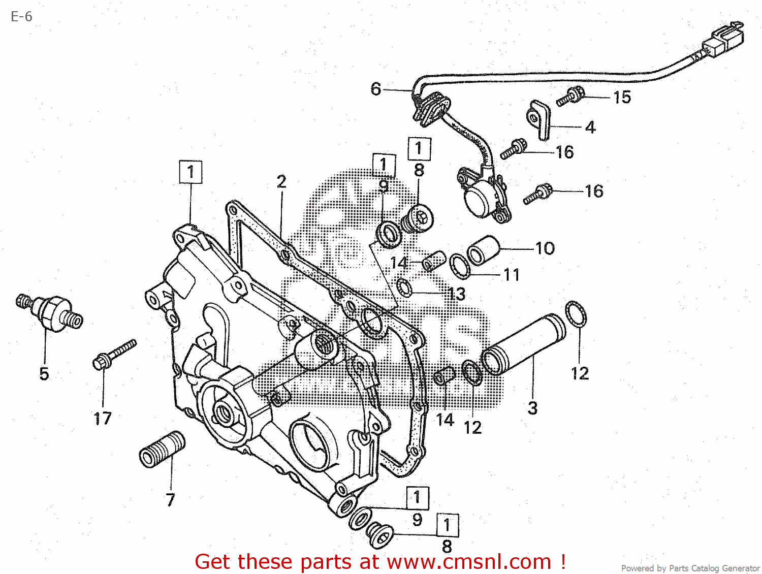 Honda GL1500 GOLDWING 1989 (K) JAPAN SC22100 parts lists and schematics