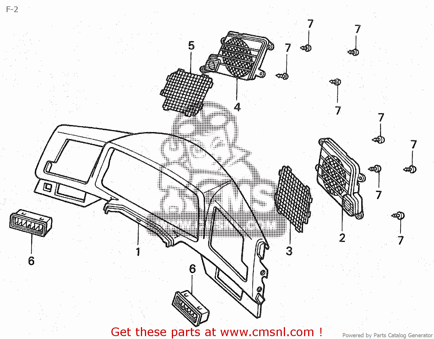 Honda GL1500 GOLDWING 1989 (K) JAPAN SC22100 parts lists and schematics