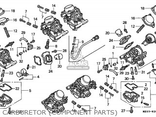 Honda GL1500C VALKYRIE 1998 (W) GERMANY parts lists and schematics