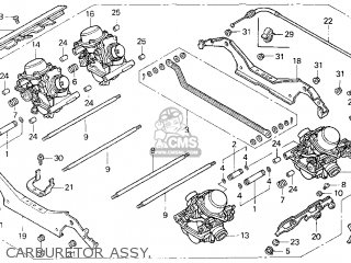 Honda GL1500CF VALKYRIE INTERSTATE 2000 (Y) USA CALIFORNIA parts lists