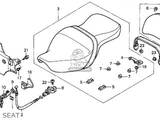 Honda GL1500CF VALKYRIE INTERSTATE 2000 (Y) USA CALIFORNIA parts lists