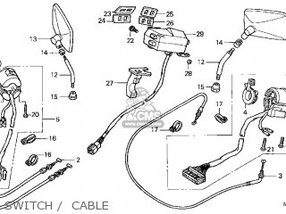 Honda GL1500CF VALKYRIE INTERSTATE 2000 (Y) USA CALIFORNIA parts lists