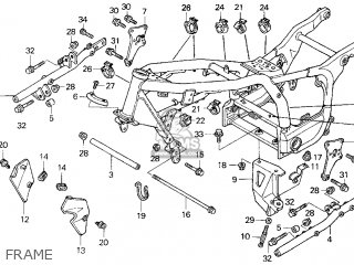 Honda GL1500CF VALKYRIE INTERSTATE 2001 (1) CALIFORNIA parts lists and