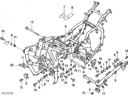Honda GL1500SE GOLDWING 1994 (R) USA CALIFORNIA parts lists and schematics